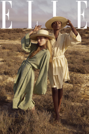 photography: Jonas Müller | model: Tanya Nzonzimbu, Rosaly Johannah, Fiifi Sarpong | retoucher: Shearer Viljoen | usage: ELLE Bulgaria